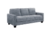 Picture of ANTONIA Fabric Sofa Range (Blue) - Loveseat + Sofa Set
