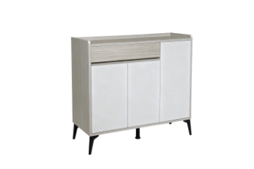 Picture of VALEN 39.5" 3-Door 1-Drawer Shoe Cabinet