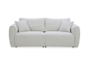 Picture of RIVANO 3/2 Seater Fabric Sofa Range (Off-White) - Loveseat + Sofa Set