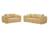 Picture of RIVANO 3/2 Seater Fabric Sofa Range (Yellow) 