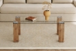 Picture of  BLAZE  47" Tempered Glass Top Coffee Table