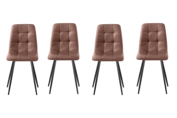 Picture of SAROTO Dining Chair (Brown) - 4 Chairs in 1 Carton