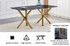 Picture of ZENIX 71" Tempered Glass Top Dining Table
