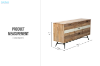 Picture of LEAMAN Acacia Wood Sideboard