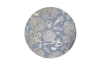 Picture of 371-006/007/008/009/010/011/012 Peony Placemat with White/Blue/Black Base 15"