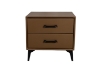 Picture of NORDICA 2-Drawer Nightstand (Brown)