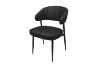 Picture of LORENZA Air Leather  Dining Chair (Black) - Each