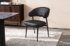 Picture of LORENZA Air Leather  Dining Chair (Black) - Each