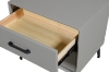 Picture of NORDICA 2-Drawer Bedside Table (Dark Grey)
