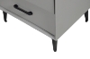 Picture of NORDICA 2-Drawer Nightstand (Dark Grey)