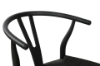 Picture of WISHBONE Solid Wood Y Replica Chair (Black) - 21"×19.5"×31" 