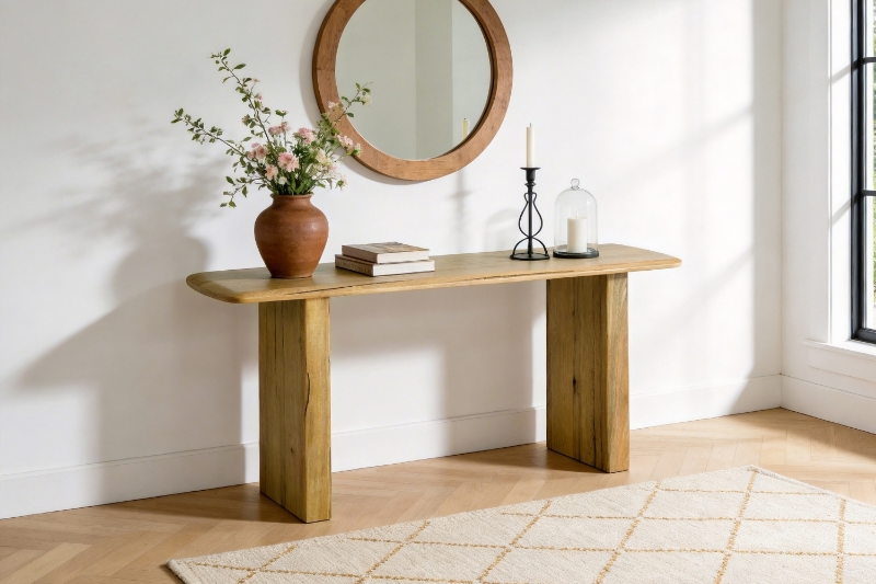 Picture of LINTON Australian Marri Hardwood Hall Table