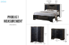 Picture of ORLANDO Bedroom Combo Set in Eastern King Size - 3PC Combo