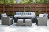 Picture of ALBANY 3+1+1 Wicker Dining Outdoor Sofa Set 
