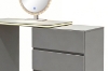 Picture of NOOK 3-Drawer Extension Dressing Table with LED Mirror and Makeup Stool Set