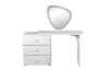 Picture of AURELIA 3-Drawer 39.5"-63" Extension Dressing Table with LED Mirror and Makeup Stool Set