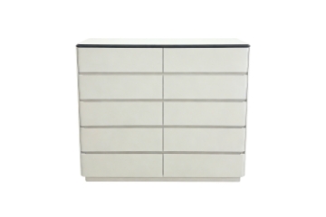 Picture of LINAS 8-Drawer Engineered Stone Top Tallboy