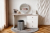Picture of ELYSIA 3-Drawer Extension Dressing Table with LED Mirror and Makeup Stool Combo