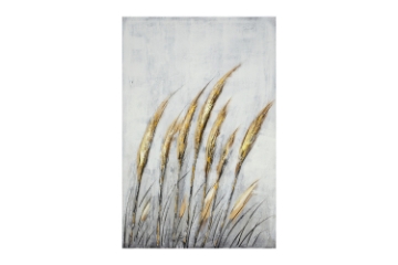 Picture of 389-001 Hand Oil Painting Canvas Wall Art (23.5"x35.5") - Golden Wheat Ear