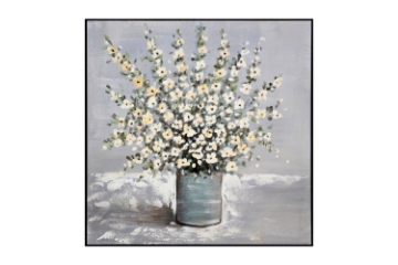 Picture of 389-004 Hand Oil Painting Canvas Wall Art (31.5"x31.5") - Flower