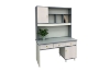 Picture of ZEAL 47" 2-Door 3-Drawer Study Desk with shelf
