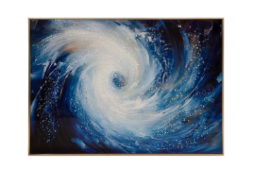 Picture of 357-003 Decorative Wall Art with Golden Frame (31.5"×23.5") 