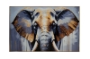 Picture of 357-008 Decorative Wall Art with Golden Frame (35.5"x23.5") - Elephant 