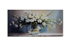 Picture of 357-010 Decorative Wall Art with Golden Frame (47"x23.5") - Bouquet