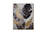 Picture of 357-017 Decorative Wall Art with Golden Frame (19.5"x27.5") - Leaves
