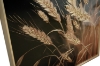Picture of 357-006 Decorative Wall Art with Golden Frame (15.5"×23.5") - Wheat Ear 