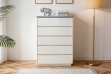 Picture of LINAS 5-Drawer Engineered Stone Top Tallboy