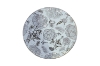 Picture of 371-006/007/008/009/010/011/012 Peony Placemat with White/Blue/Black Base 15"