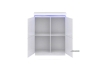 Picture of [FLOOR MODEL CLEARANCE] BLANC 96 Buffet with LED Lights (High Gloss White) 