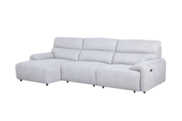 Picture of LUNOX Power Recliner Sectional Sofa with USB Type-C Ports (Beige)