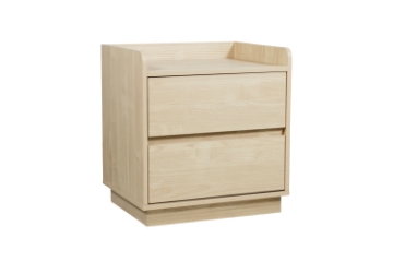 Picture of YORU 2-Drawer Bedside Table