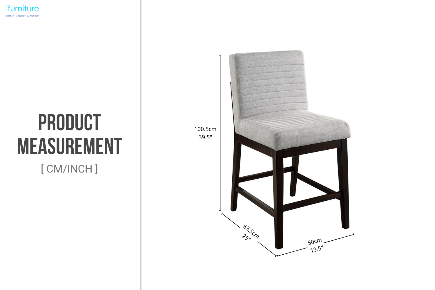 EDWYN Counter Height Chair-iFurniture-The largest furniture store in ...