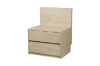 Picture of YUKI 2-Drawer Nightstand with Back Panel