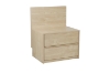 Picture of YUKI 2-Drawer Bedside Table with Headboard