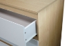 Picture of YORU 63" 6-Drawer Dresser (Oak & White)
