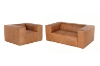 Picture of ATLANTA Full Top Grain Leather Sofa Range (Brown)