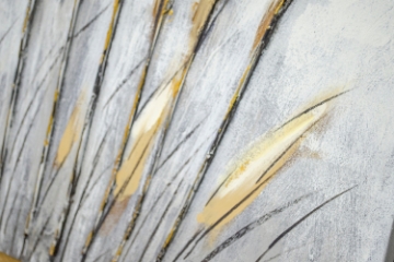 Picture of 389-001 Hand Oil Painting Canvas Wall Art (23.5"x35.5") - Golden Wheat Ear
