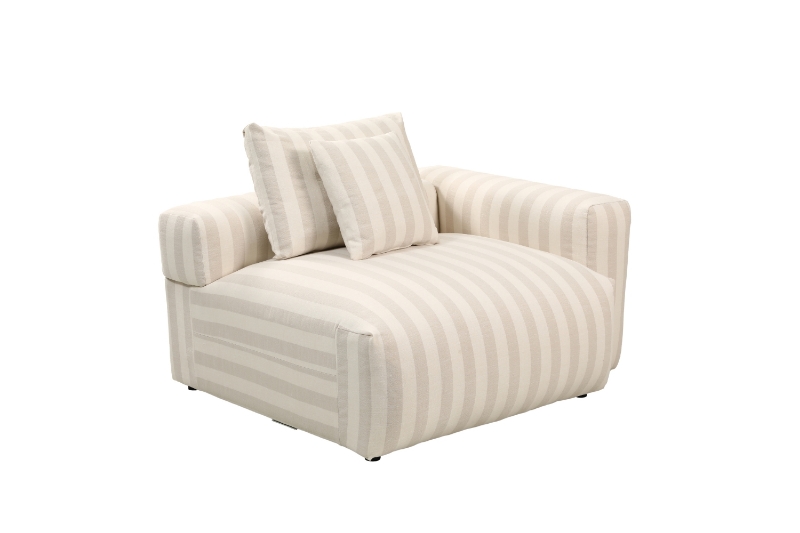 Picture of ROMINA Feather-Filled Modular Sectional Sofa Range - Single RAF Armchair