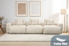 Picture of ROMINA Feather-Filled Modular Sectional Sofa Range - 3PC Combo Set (LAF Armchairx1 + Armlessx1 + Right Facing Chaisex1)
