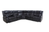 Picture of [FLOOR MODEL CLEARANCE] COBALT Reclining Sectional Sofa (Black) - Manual Recliner