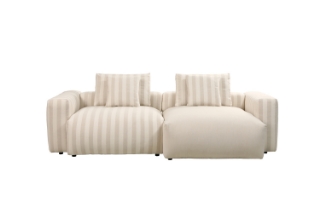 Picture of ROMINA Feather-Filled Modular Sectional Sofa Range - 2PC Combo Set (LAF Armchairx1 + Right Facing Chaisex1)