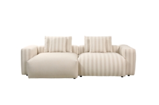 Picture of ROMINA Feather-Filled Modular Sectional Sofa Range - 2PC Combo Set (RAF Armchairx1 + Left Facing Chaisex1)