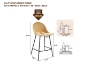 Picture of CESTA Rattan Bar Chair - 2 Chairs in 1 Carton