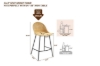 Picture of CESTA Rattan Counter Height Chair - 2 Chairs in 1 Carton