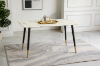 Picture of BIJOK 47"/63" Dining Table (White Marble Finishing)