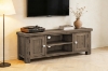 Picture of WESTMINSTER 47" Solid Oak 2-Door TV Stand (Walnut)